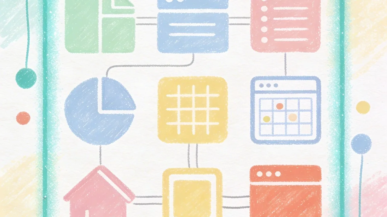 Một lưới hệ thống thiết kế có cấu trúc minh họa tầm quan trọng của bản sắc thương hiệu trong AI thiết kế lấy con người làm trung tâm.